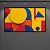 Quadro Decorativo Abstrato Geométrico Cores Primárias Moderno Minimalista 6165 - Imagem 3