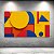Quadro Decorativo Abstrato Geométrico Cores Primárias Moderno Minimalista 6165 - Imagem 2