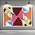Quadro Decorativo Abstrato Geométrico Cores Vibrantes Formas Círculos Triângulos 6170 - Imagem 4