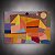 Quadro Decorativo Abstrato Geométrico Paisagem Colorida Estilo Klee 6176 - Imagem 5