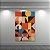 Quadro Decorativo Abstrato Geométrico Retrô Minimalista Cores Terrosas 6179 - Imagem 1
