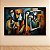 Quadro Decorativo Abstrato Músicos Cubistas Arte Moderna Colorida 6169 - Imagem 1