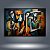 Quadro Decorativo Abstrato Músicos Cubistas Arte Moderna Colorida 6169 - Imagem 4