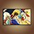 Quadro Decorativo Abstrato Wassily Kandinsky Com Cores Vibrantes E Formas 6171 - Imagem 1