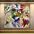 Quadro Decorativo Abstrato Wassily Kandinsky Composição Cores Vivas 6178 - Imagem 4