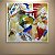 Quadro Decorativo Abstrato Wassily Kandinsky Composição Cores Vivas 6178 - Imagem 2