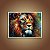 Quadro Decorativo Leão Abstrato Colorido Pintura a Óleo Texturizada 6181 - Imagem 3