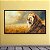Quadro Decorativo Leão Majestic na Savana Pôr do Sol e Capim Dourado 6192 - Imagem 3