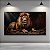 Quadro Decorativo Leão Majestoso com Iluminação Dramática e Caverna Escura 6189 - Imagem 3