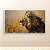 Quadro Decorativo Leão Majestoso Imponente Na Savana Tons Dourados 6190 - Imagem 5
