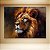 Quadro Decorativo Leão Majestoso Pintura a Óleo Abstrata Estilo Clássico 6191 - Imagem 3