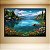 Quadro Decorativo Paisagem Alpina com Lago Azul Flores e Montanhas Nevadas 6249 - Imagem 5