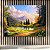 Quadro Decorativo Paisagem Alpina Rio Montanhas Neve e Floresta Dourada 6273 - Imagem 2