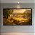 Quadro Decorativo Paisagem Amanhecer Dourado com Estrada Rural e Colinas 6230 - Imagem 3