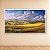 Quadro Decorativo Paisagem Campo Amarelo Flores Silvestres e Montanhas 6275 - Imagem 2