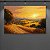 Quadro Decorativo Paisagem Campo Dourado Entardecer e Sol na Estrada Rural 6204 - Imagem 5