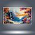 Quadro Decorativo Paisagem Cascata no Mar com Pôr do Sol Bordado 6247 - Imagem 5