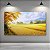 Quadro Decorativo Paisagem Colheita Dourada Outono e Montanhas 6202 - Imagem 5