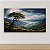 Quadro Decorativo Paisagem com Árvore Solitária Vale e Montanhas Verdes 6244 - Imagem 1