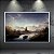 Quadro Decorativo Paisagem de Montanha Nevada Barco no Lago ao Entardecer 6258 - Imagem 2