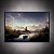 Quadro Decorativo Paisagem de Montanha Nevada Barco no Lago ao Entardecer 6258 - Imagem 3