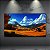 Quadro Decorativo Paisagem de Outono Montanhas Nevadas e Chalé Rústico 6214 - Imagem 5