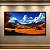 Quadro Decorativo Paisagem de Outono Montanhas Nevadas e Chalé Rústico 6214 - Imagem 4
