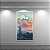 Quadro Decorativo Paisagem Impressão Cores Vivas Céu Rosa e Ciprestes 6252 - Imagem 1