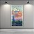Quadro Decorativo Paisagem Impressão Cores Vivas Céu Rosa e Ciprestes 6252 - Imagem 4