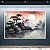 Quadro Decorativo Paisagem Japonesa Nascer do Sol Sol Vermelho e Rio 6229 - Imagem 3