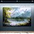 Quadro Decorativo Paisagem Lagoa Árvores Amarelas Floresta e Céu Nublado 6205 - Imagem 3