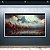 Quadro Decorativo Paisagem Montanha Nevada Outono e Lago Espelhado 6227 - Imagem 1