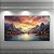 Quadro Decorativo Paisagem Montanhas ao Pôr do Sol e Lago Serena 6218 - Imagem 3
