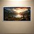 Quadro Decorativo Paisagem Montanhas e Lago ao Pôr do Sol Alpine 6241 - Imagem 3