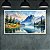 Quadro Decorativo Paisagem Montanhas Lago e Pinheiros Aquarela 6207 - Imagem 3