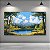 Quadro Decorativo Paisagem Montanhas Nevada Lago e Floresta de Pinheiros 6235 - Imagem 4