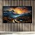 Quadro Decorativo Paisagem Montanhas Nevadas e Pôr do Sol Dourado 6277 - Imagem 4