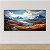 Quadro Decorativo Paisagem Montanhas Nevadas Outono Lago e Vales 6256 - Imagem 1