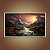 Quadro Decorativo Paisagem Montanhas Nevadas Rio ao Pôr do Sol 6239 - Imagem 2