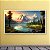 Quadro Decorativo Paisagem Montanhas Nevadas Rio e Pôr do Sol Alpine 6264 - Imagem 4