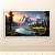Quadro Decorativo Paisagem Montanhas Nevadas Rio e Pôr do Sol Alpine 6264 - Imagem 5