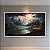 Quadro Decorativo Paisagem Montanhas Nevadas Rio Floresta Outonal e Céu Estornado 6240 - Imagem 3