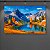 Quadro Decorativo Paisagem Montanhas Outono Lago Azul e Árvores Laranja 6254 - Imagem 2