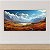 Quadro Decorativo Paisagem Montanhas Outono Vale Rio e Céu Azul 6215 - Imagem 1