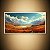 Quadro Decorativo Paisagem Montanhas Outono Vale Rio e Céu Azul 6215 - Imagem 4