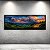 Quadro Decorativo Paisagem Montanhas Terraceadas e Pôr do Sol Dourado 6208 - Imagem 3