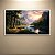 Quadro Decorativo Paisagem Montanhas Vale Rio Céu Pôr do Sol 6231 - Imagem 3
