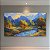 Quadro Decorativo Paisagem Montanhas Vale Rio e Árvores Outono 6272 - Imagem 1
