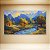 Quadro Decorativo Paisagem Montanhas Vale Rio e Árvores Outono 6272 - Imagem 3