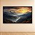 Quadro Decorativo Paisagem Montanhas Vale Rio Por do Sol Dourado 6232 - Imagem 2